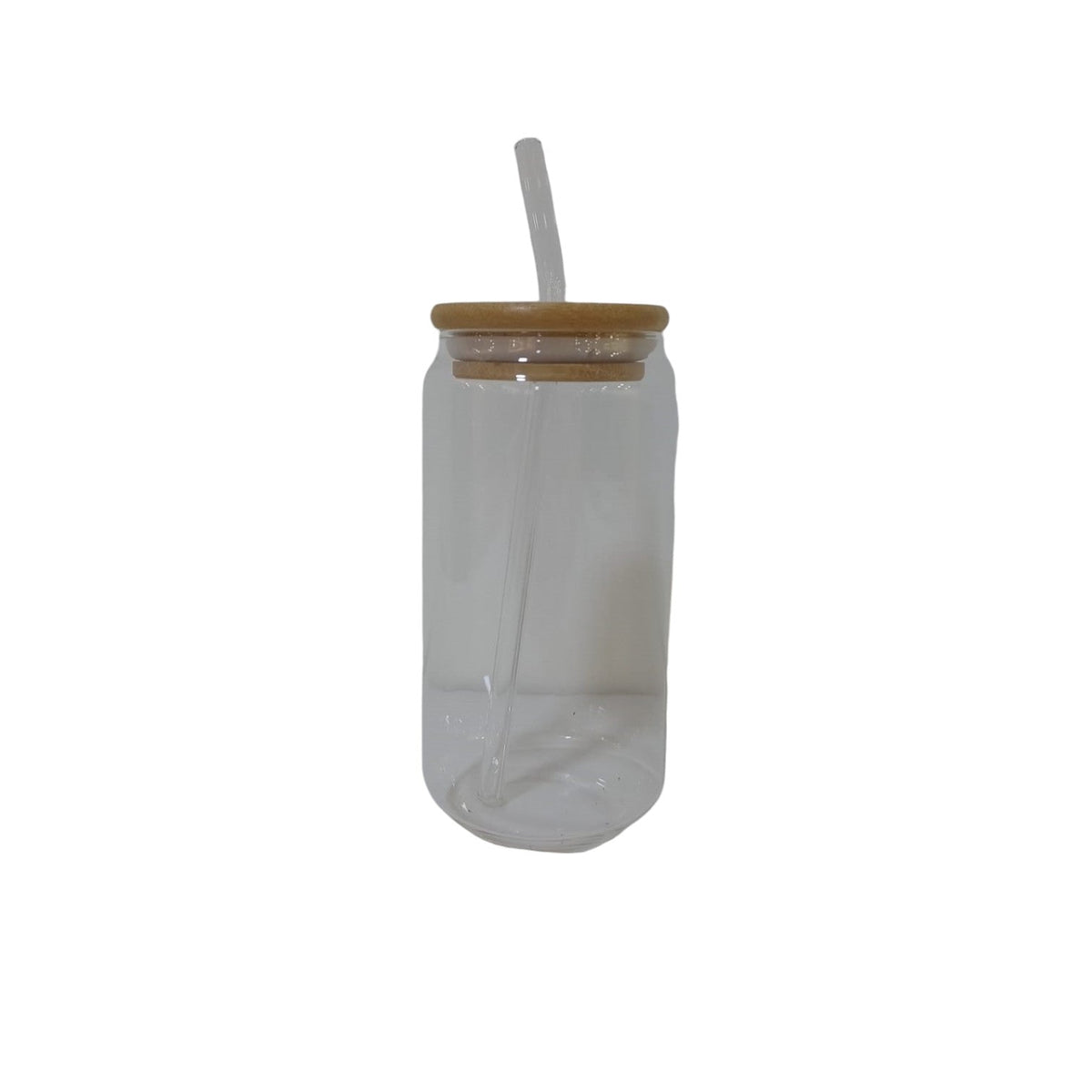 Glass Mug With Straw