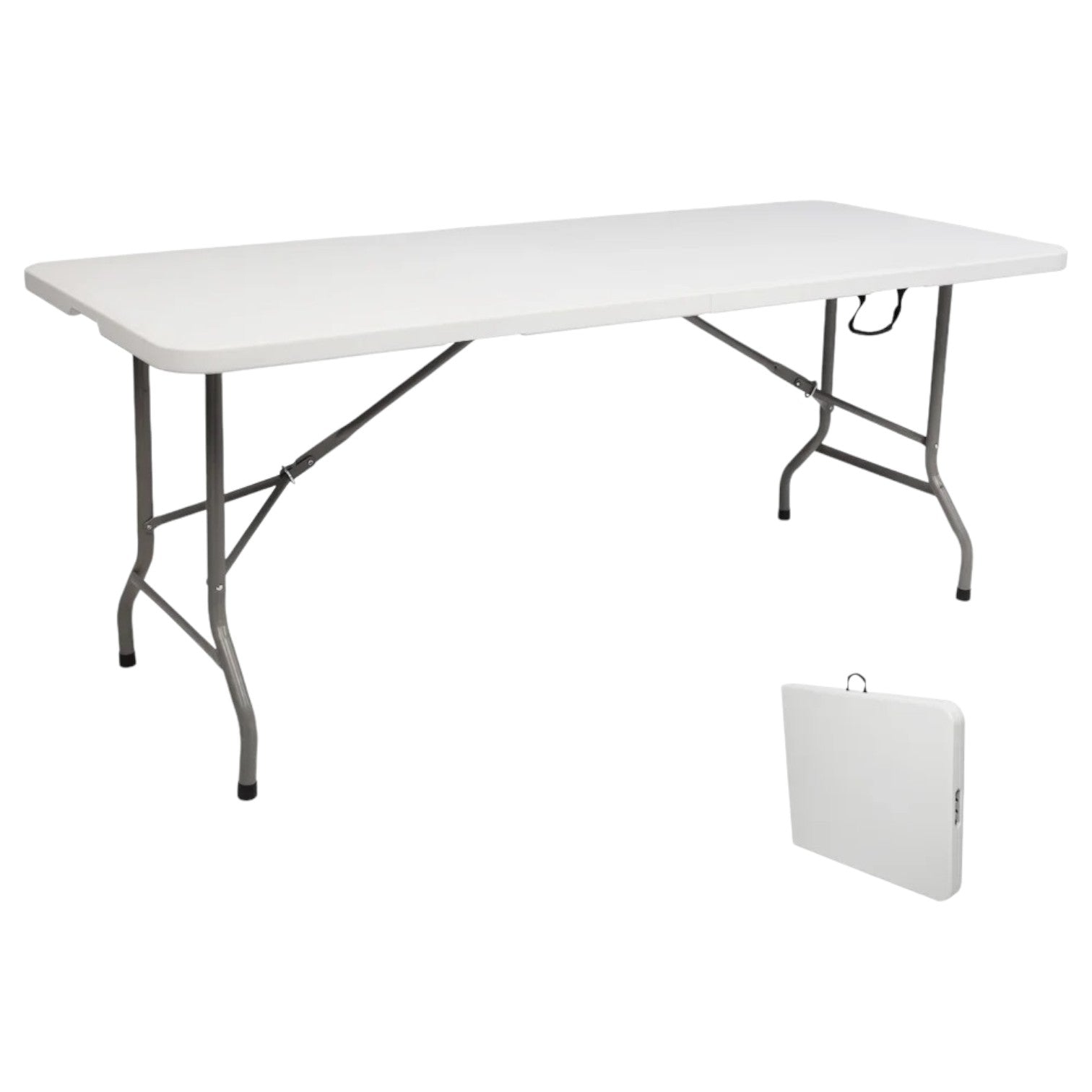 Rectangular foldable table