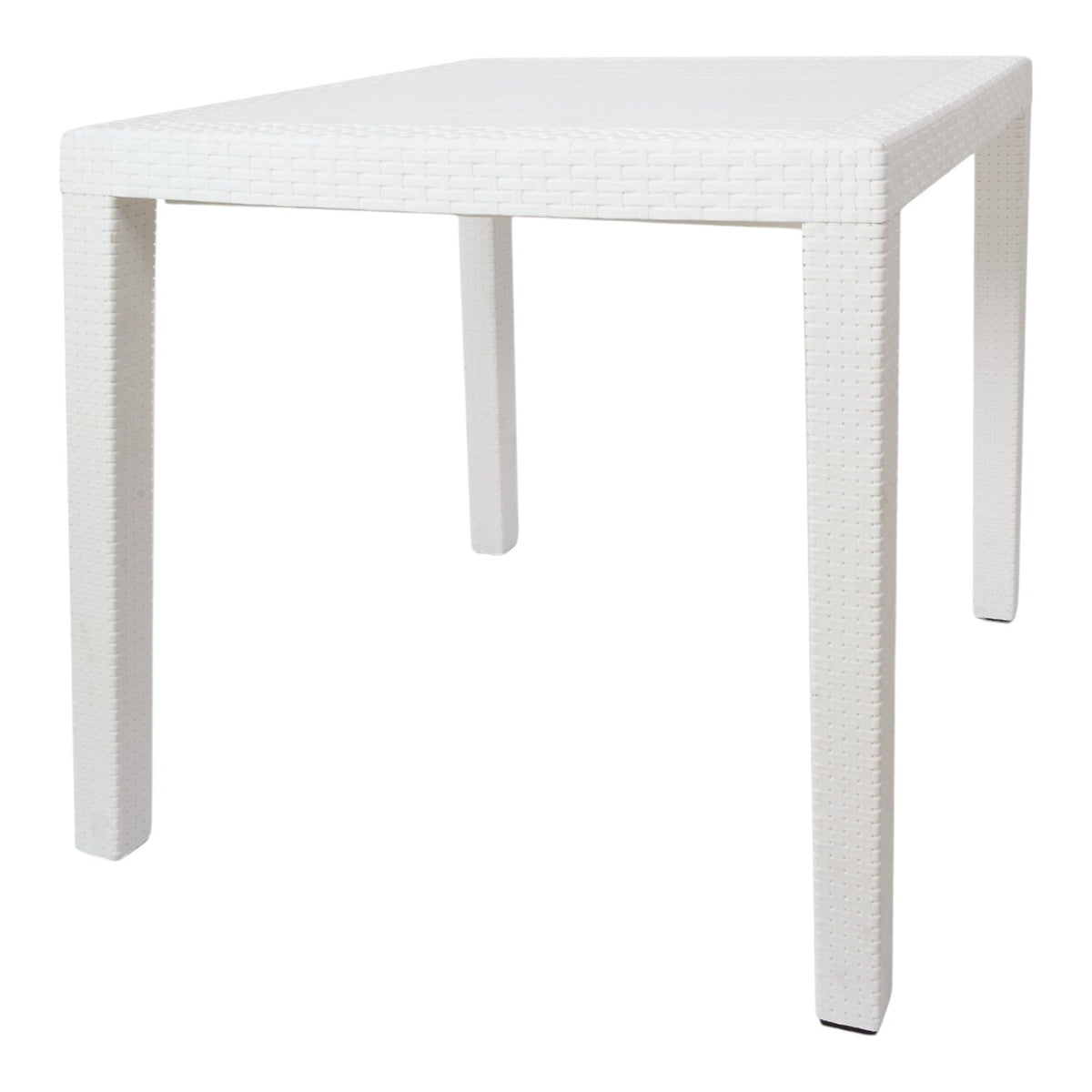 Rattan table square