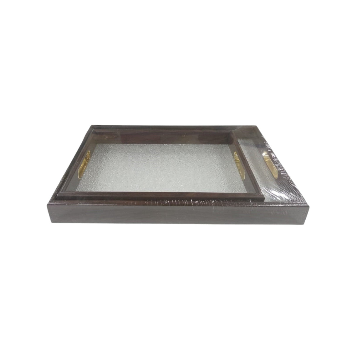 Plexi Set Tray 2 Pcs + Wood